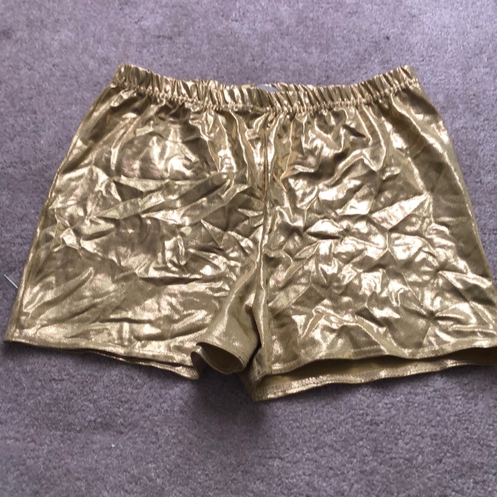 Gold shorts